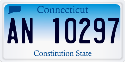 CT license plate AN10297