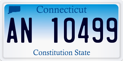 CT license plate AN10499