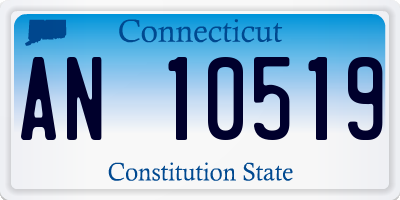 CT license plate AN10519