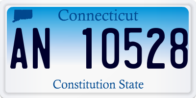CT license plate AN10528