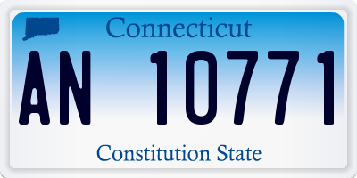 CT license plate AN10771