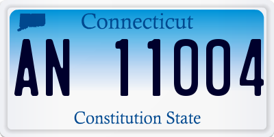 CT license plate AN11004