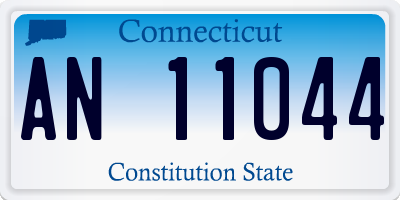 CT license plate AN11044