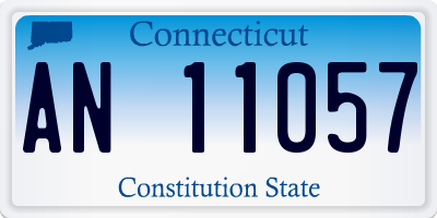 CT license plate AN11057