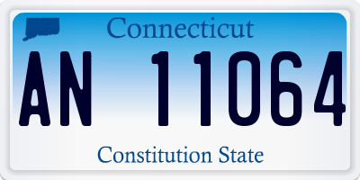 CT license plate AN11064