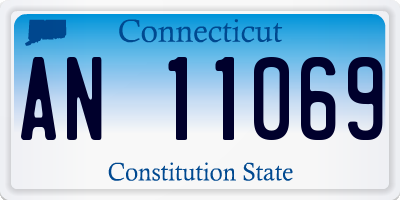 CT license plate AN11069