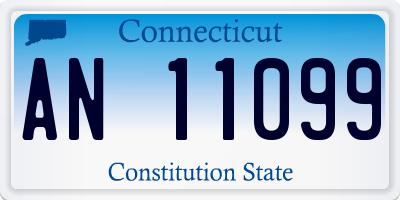 CT license plate AN11099