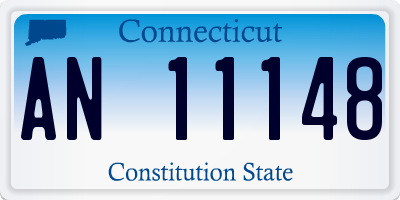 CT license plate AN11148