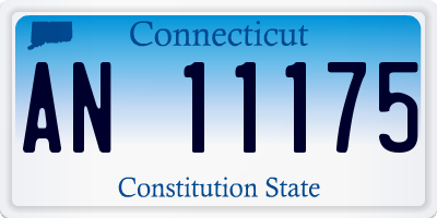 CT license plate AN11175