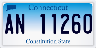 CT license plate AN11260