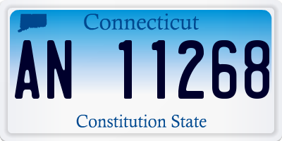 CT license plate AN11268