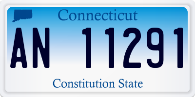 CT license plate AN11291