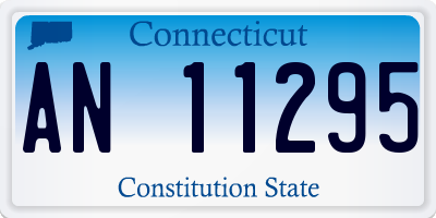 CT license plate AN11295
