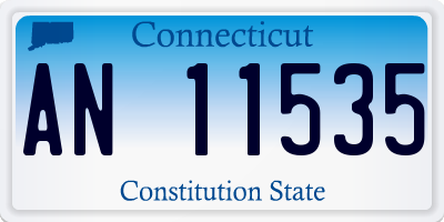 CT license plate AN11535