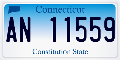 CT license plate AN11559
