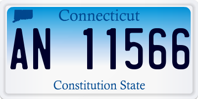 CT license plate AN11566