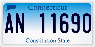 CT license plate AN11690