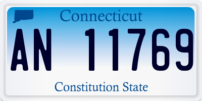 CT license plate AN11769