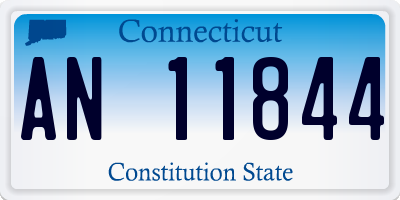 CT license plate AN11844
