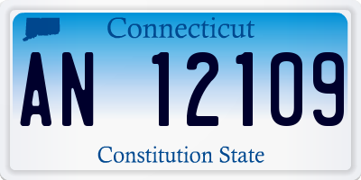 CT license plate AN12109