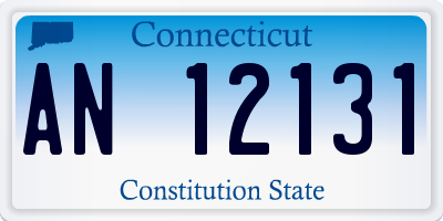 CT license plate AN12131