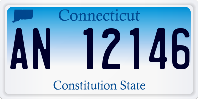 CT license plate AN12146