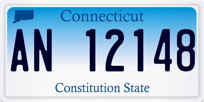 CT license plate AN12148