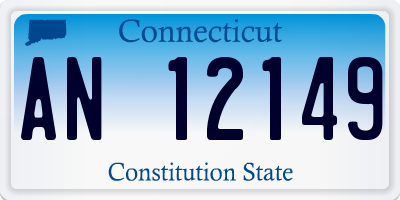 CT license plate AN12149