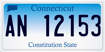 CT license plate AN12153