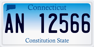 CT license plate AN12566