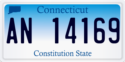 CT license plate AN14169