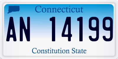 CT license plate AN14199