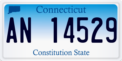 CT license plate AN14529