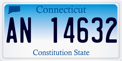 CT license plate AN14632