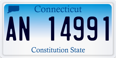 CT license plate AN14991