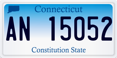 CT license plate AN15052