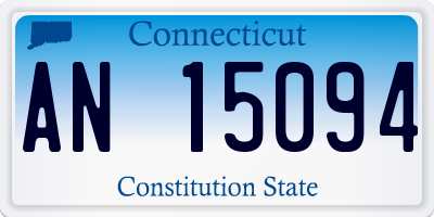 CT license plate AN15094
