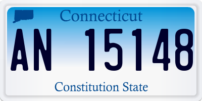 CT license plate AN15148