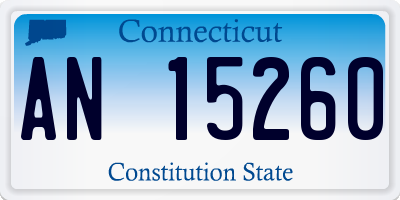 CT license plate AN15260