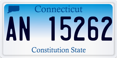 CT license plate AN15262
