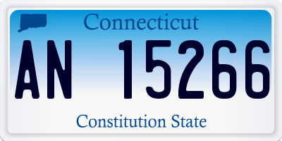 CT license plate AN15266