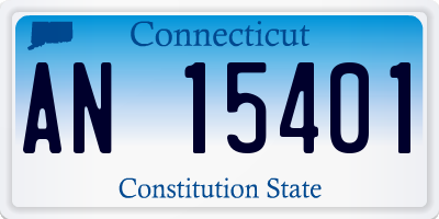 CT license plate AN15401