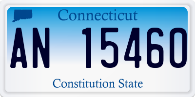 CT license plate AN15460