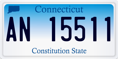 CT license plate AN15511