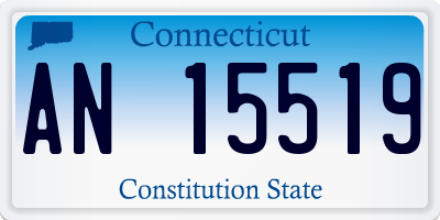 CT license plate AN15519