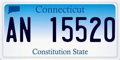 CT license plate AN15520