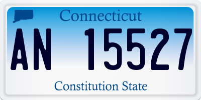 CT license plate AN15527
