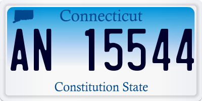 CT license plate AN15544