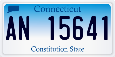 CT license plate AN15641