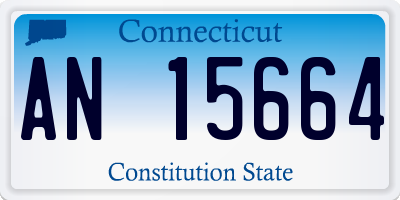 CT license plate AN15664